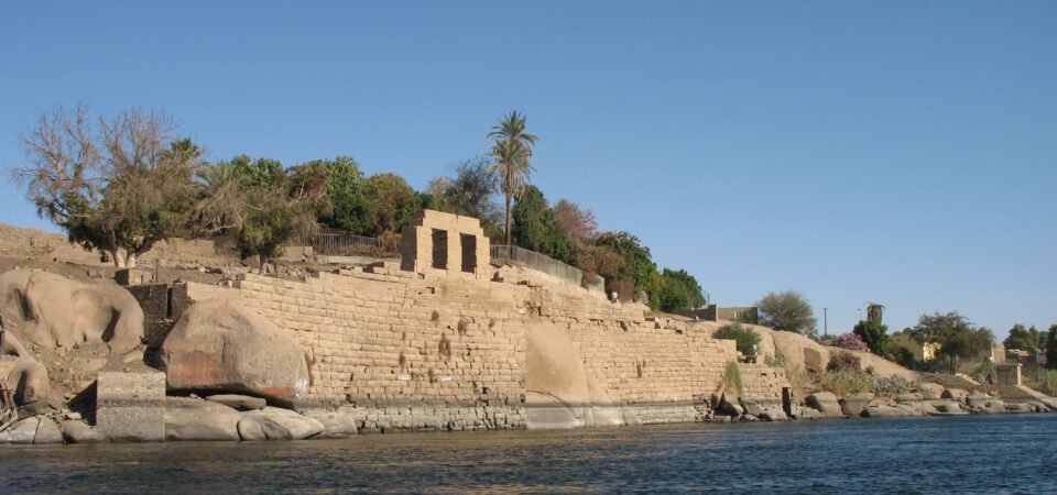 elephantine island at aswan