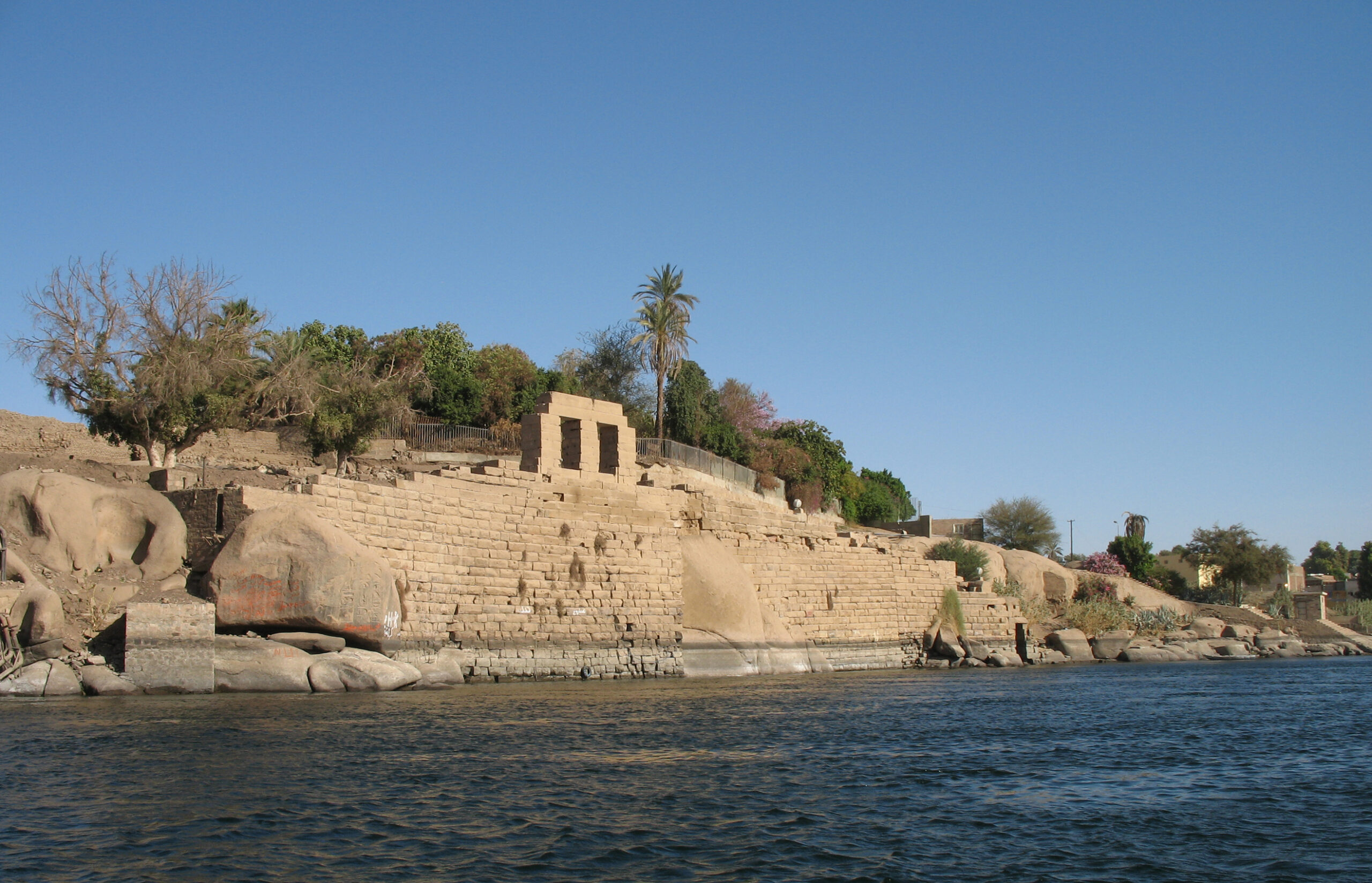 elephantine island at aswan