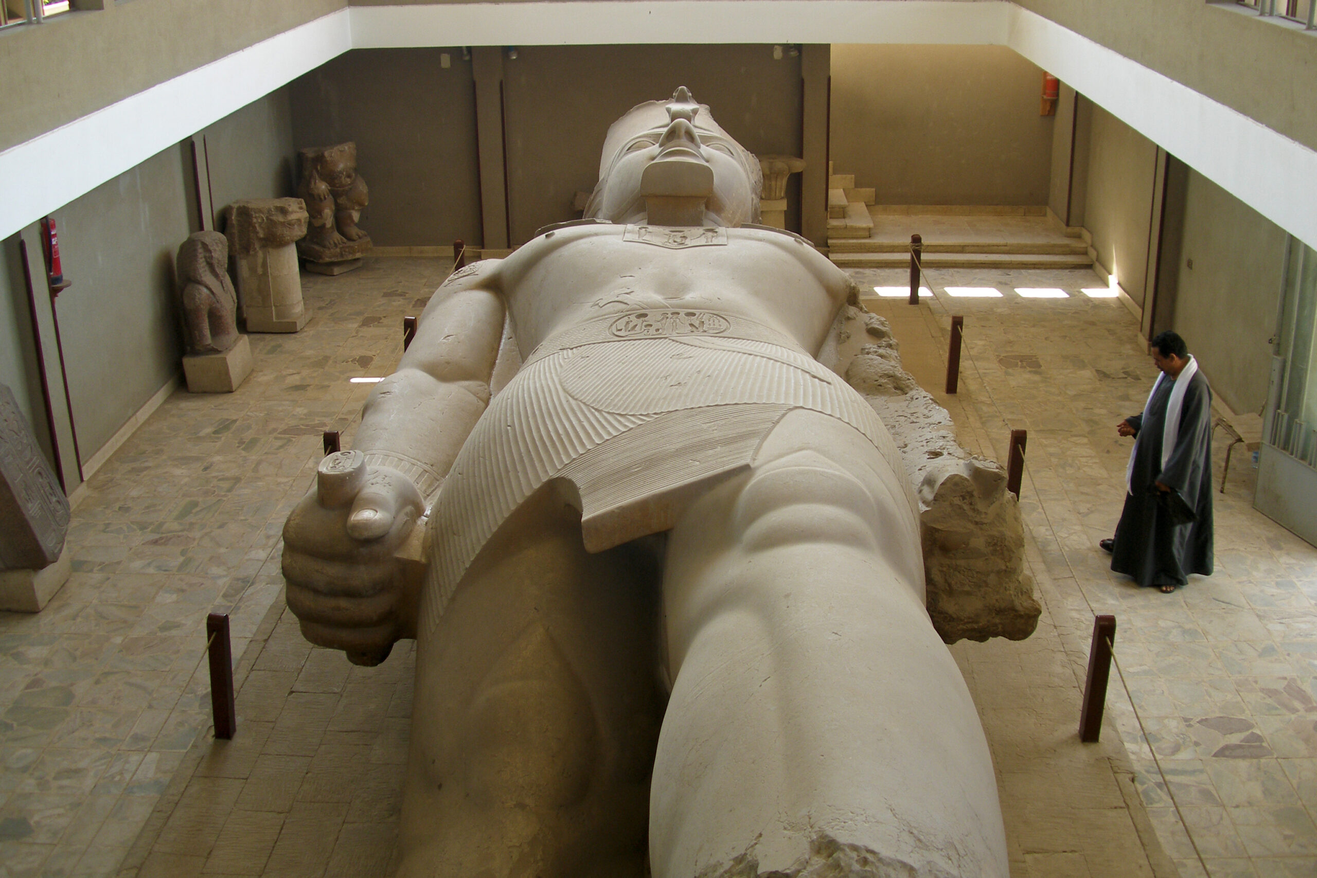 colossal of ramses II at the memphis museum