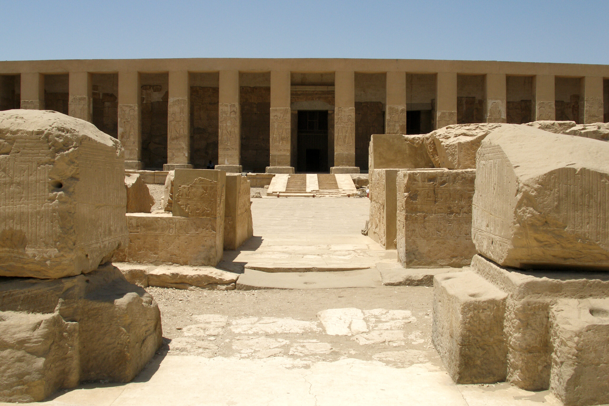 temple of seti i in abydos