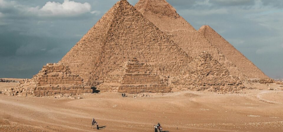 visiting the pyramids of Giza