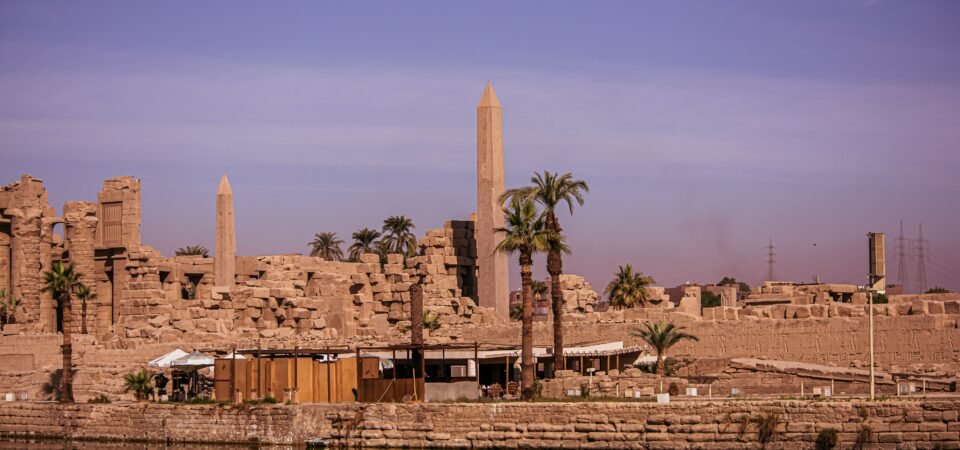 sacred lake at karnak