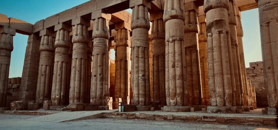 columns at Luxor temple