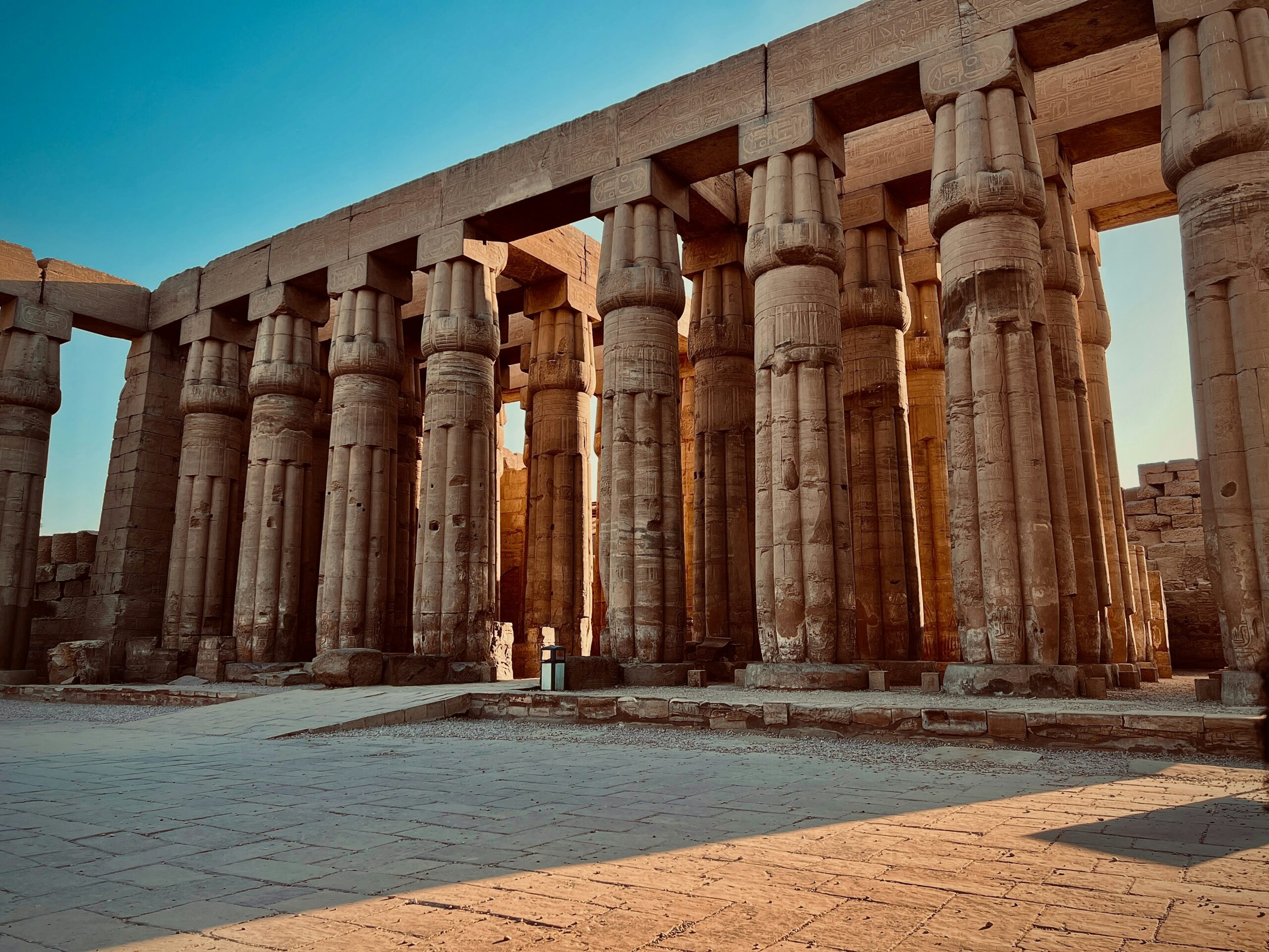 columns at Luxor temple