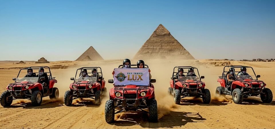 quad bike at giza pyramids