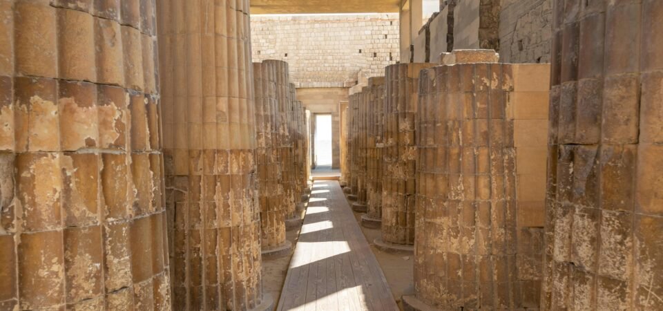 court at saqqara