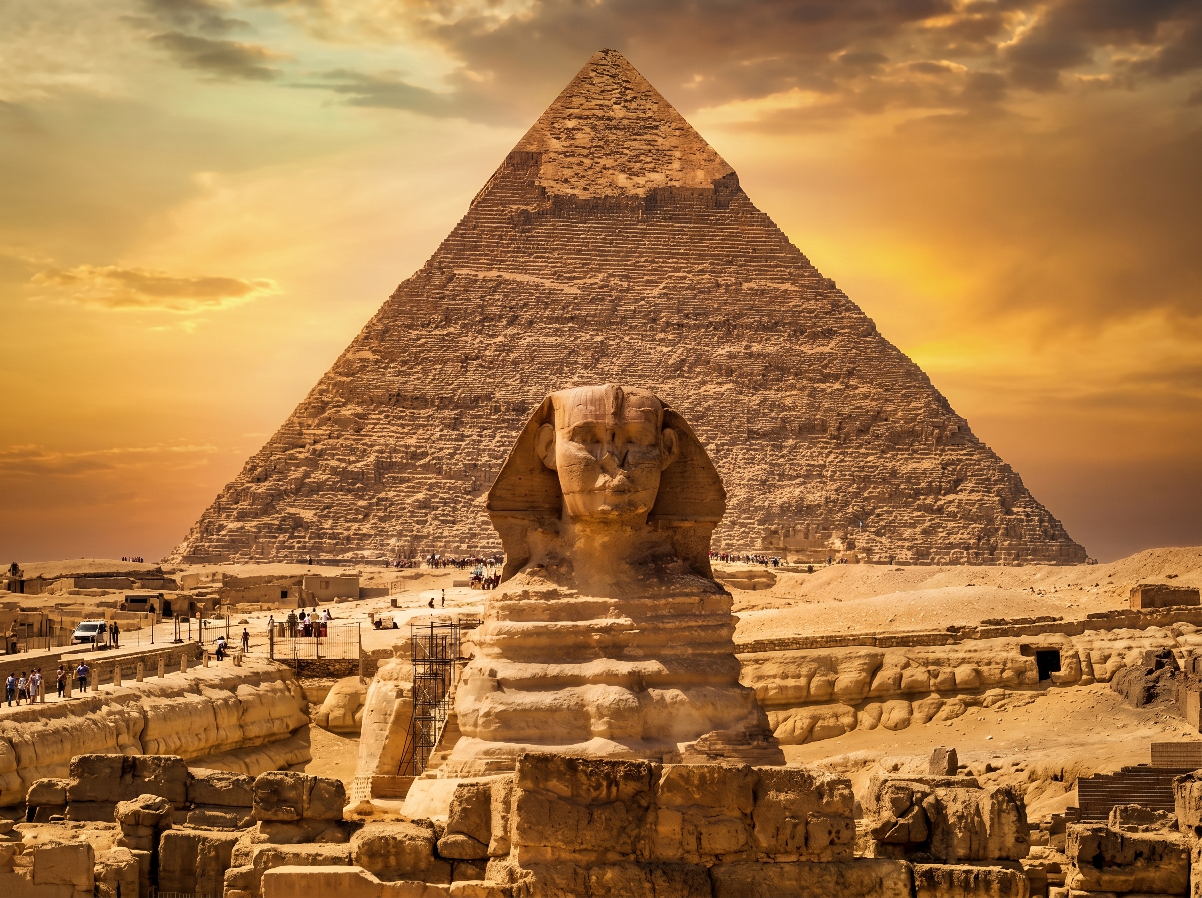 The Giza Pyramids