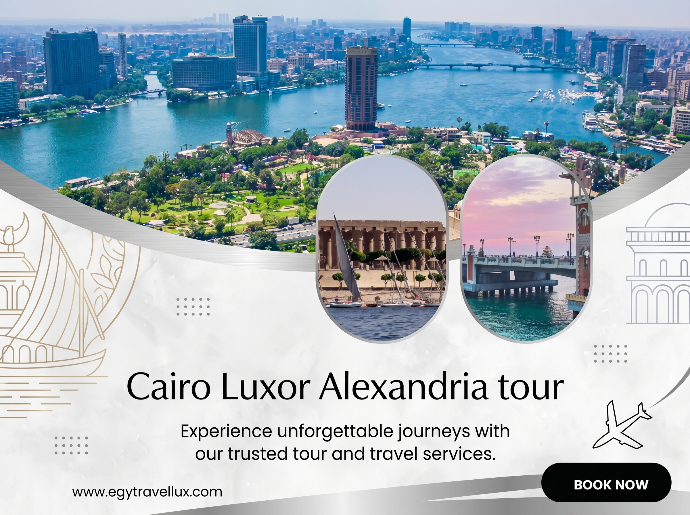 cairo luxor alexandria tour