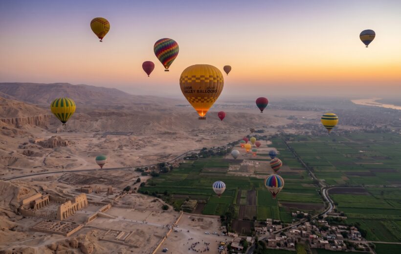 Hot Air Balloon Ride: The Magic Of Luxor From The Sky At Sunrise