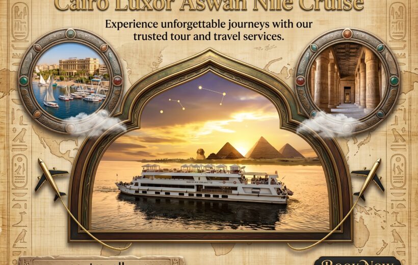 Cairo Luxor Aswan Nile Cruise | Best 6-Day Egypt Tour Package