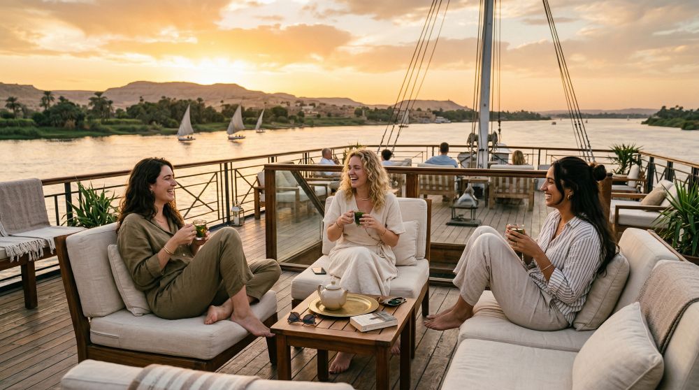 female tour guide in cairo