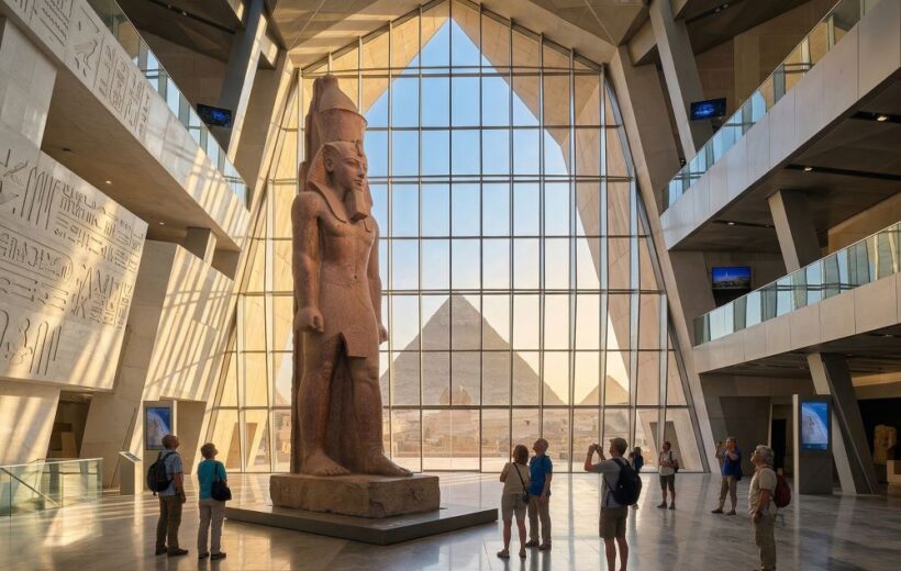Private Layover Tour: Giza Pyramids & Grand Egyptian Museum from Cairo Airport