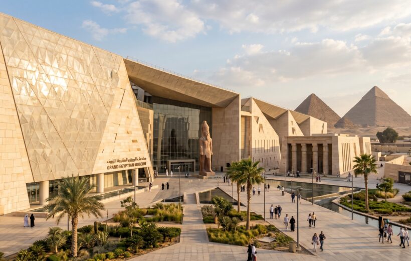 Private Layover Tour: Giza Pyramids & Grand Egyptian Museum from Cairo Airport