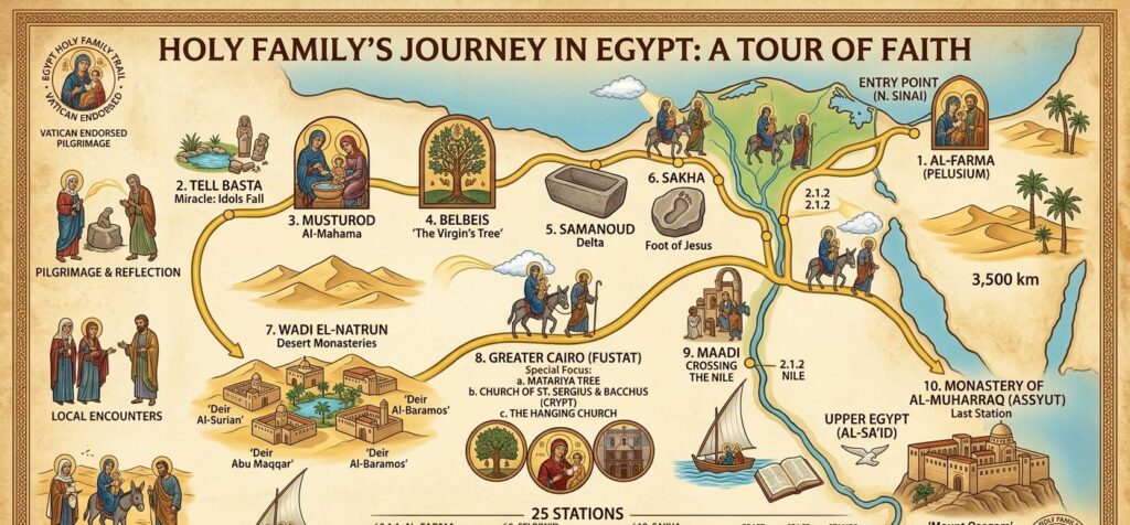 Holy Family Journey in Egypt