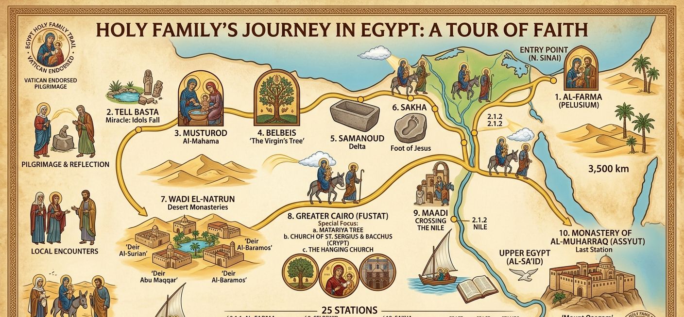 Holy Family Journey in Egypt