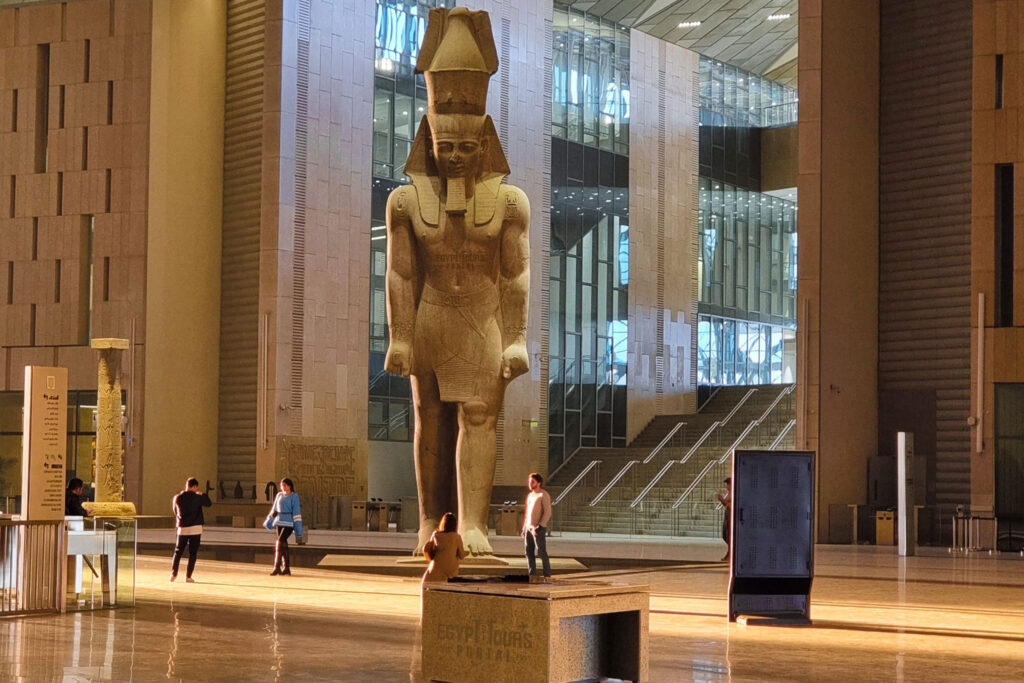 Grand Egyptian Museum near the Giza Pyramids included in Egypt trips to the Pyramids
