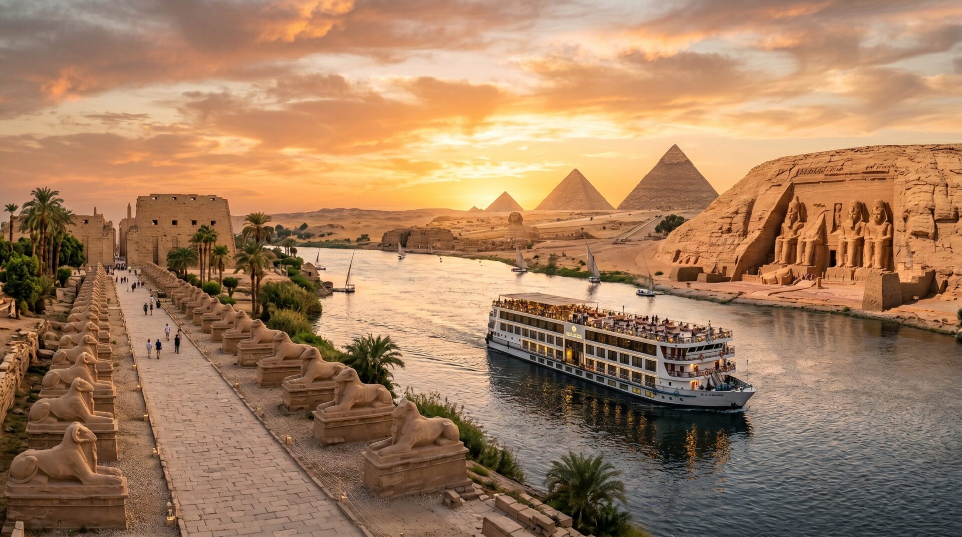 Private tailor-made Egypt tour with camel ride at Giza Pyramids