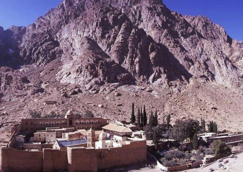 Mount Sinai and St. Catherine landscape in South Sinai, Egypt