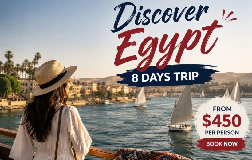 8-Day Egypt Adventure from $450 – Pyramids, Nile & Ancient Wonders