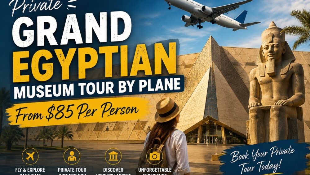 Private Grand Egyptian Museum Tour by Plane from $85 per Person | Egypt Travel Experience