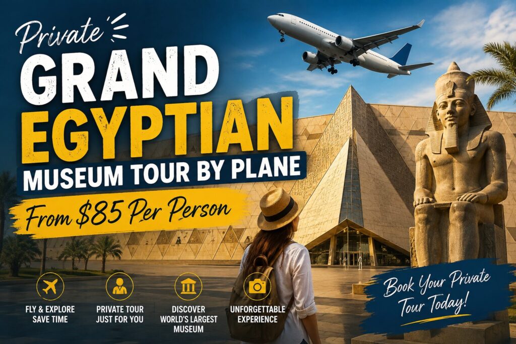 Private Grand Egyptian Museum Tour by Plane from $85 per Person | Egypt Travel Experience