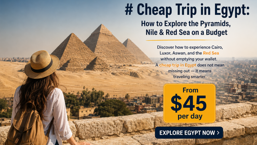 Cheap Trip in Egypt Explore the Pyramids, Nile & Red Sea on a Budget