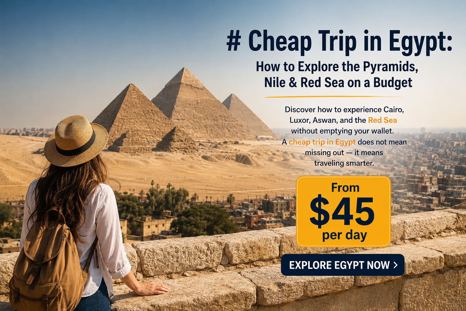 Cheap Trip in Egypt Explore the Pyramids, Nile & Red Sea on a Budget
