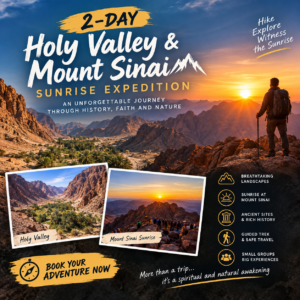 2-Day Holy Valley & Mount Sinai Sunrise Expedition
