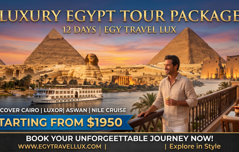 Luxury Egypt Tour Package 12 Days | Egy Travel Lux From 1950$