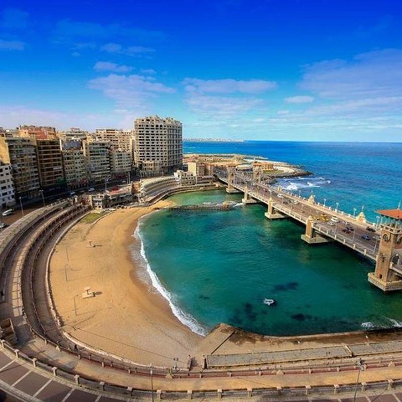 Egypt Tours in Alexandria on the Mediterranean Coast Egypt Tours along the Mediterranean Sea corniche and Qaitbay Citadel in Alexandria