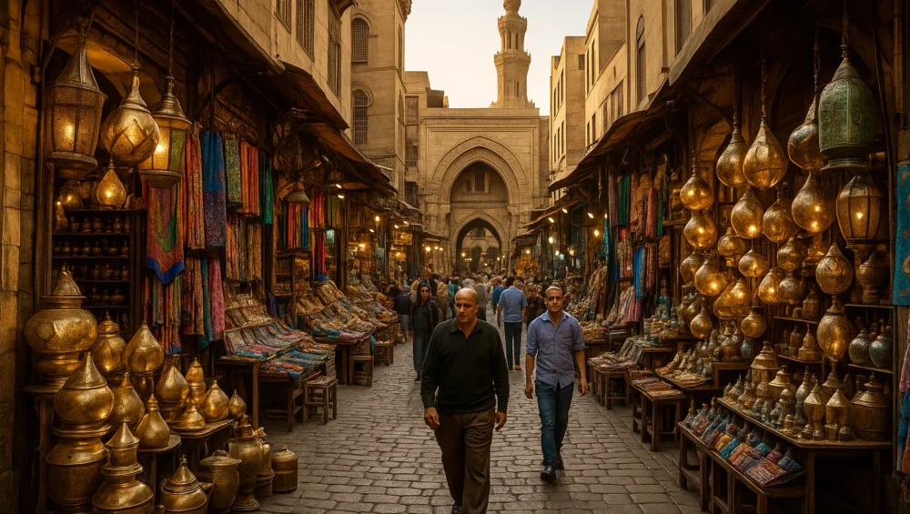 Things to do in cairo Islamic Cairo's minarets, stone madrasas, and the historic Khan el-Khalili marketplace showcase over a thousand years of urban craftsmanship.