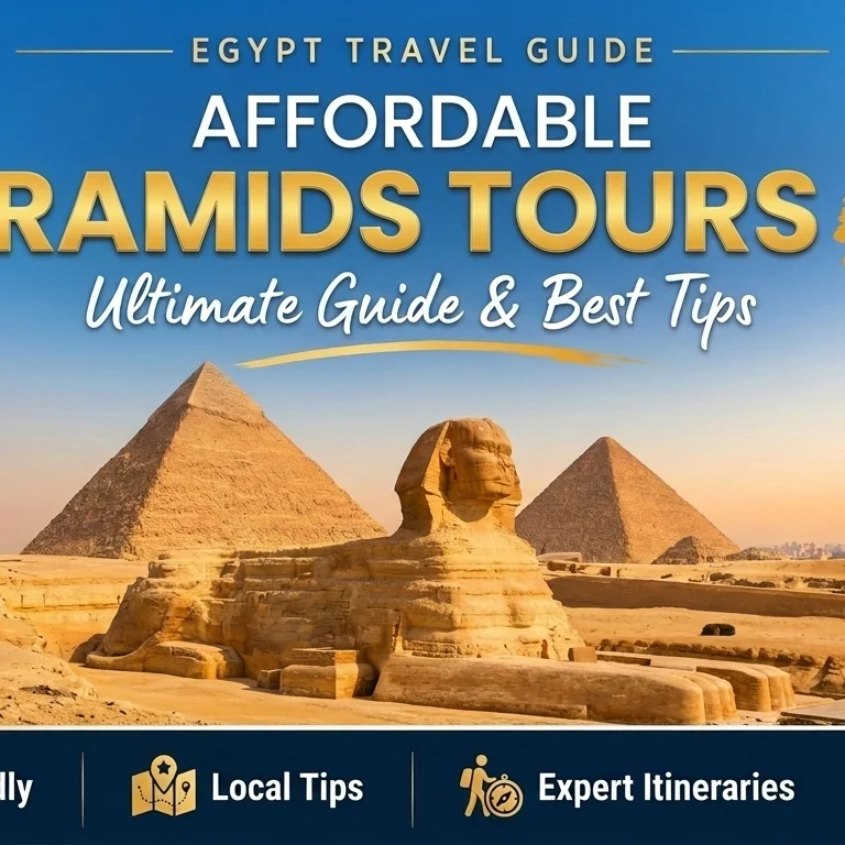 Affordable pyramids tours at the Giza Plateau in Cairo, Egypt